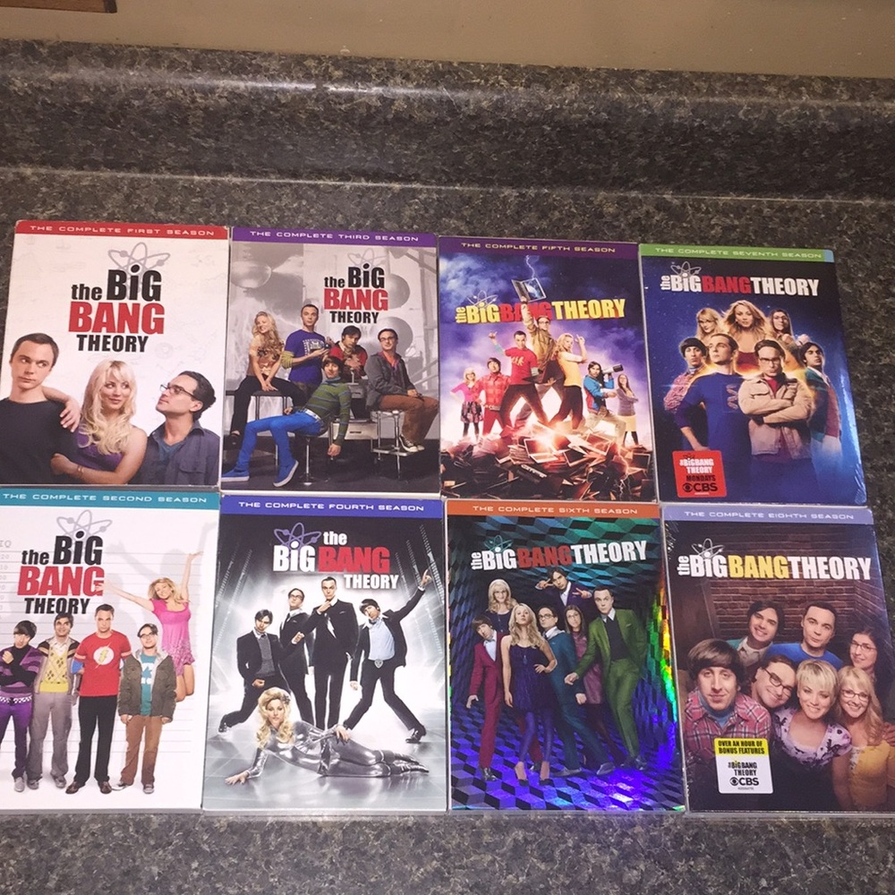 Big Bang Theory DVD’s seasons 1-8 7 8 new sealed